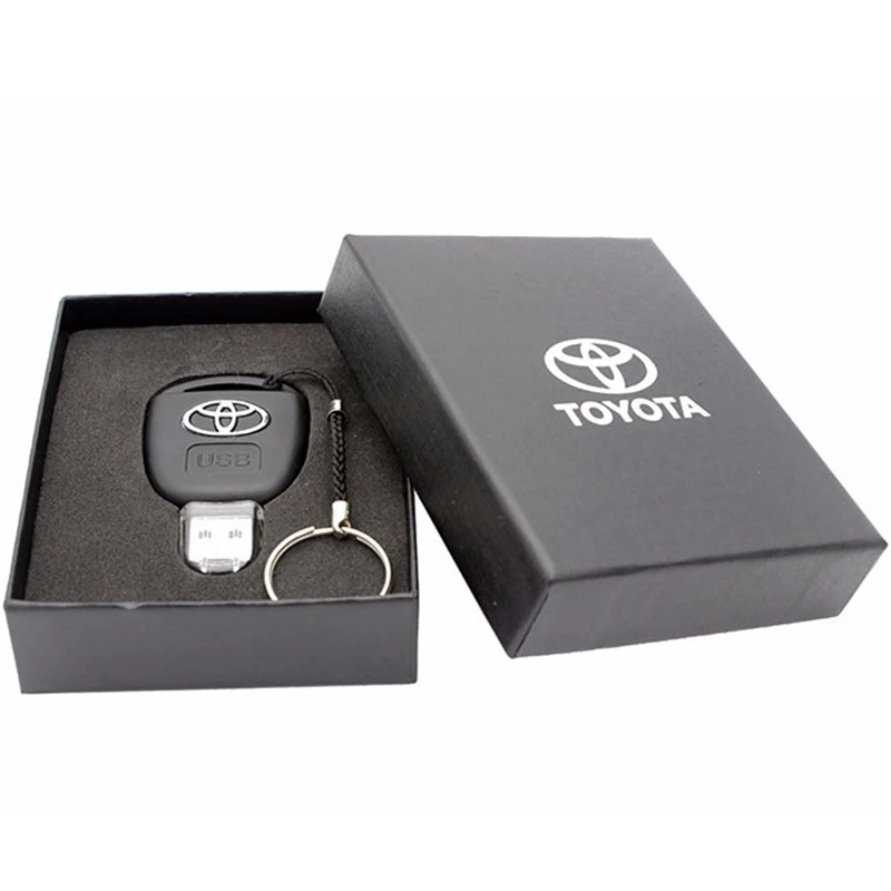Автомобильный ключ Toyota флеш-накопитель USB 3,0 16 ГБ 32 ГБ 64 Гб 128 ГБ персональный накопитель USB карта памяти Оригинальное хранение подарочной коробки устройство