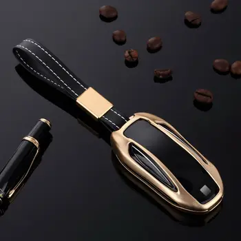 

Aluminum Alloy Car Key Case For Tesla Model S 3 Shell Cover Anti scratch