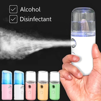 

30ML Mini Nano Facial Sprayer USB Nebulizer Face Steamer Humidifier Hydrating Anti-aging Wrinkle Women Beauty Skin Care Tools