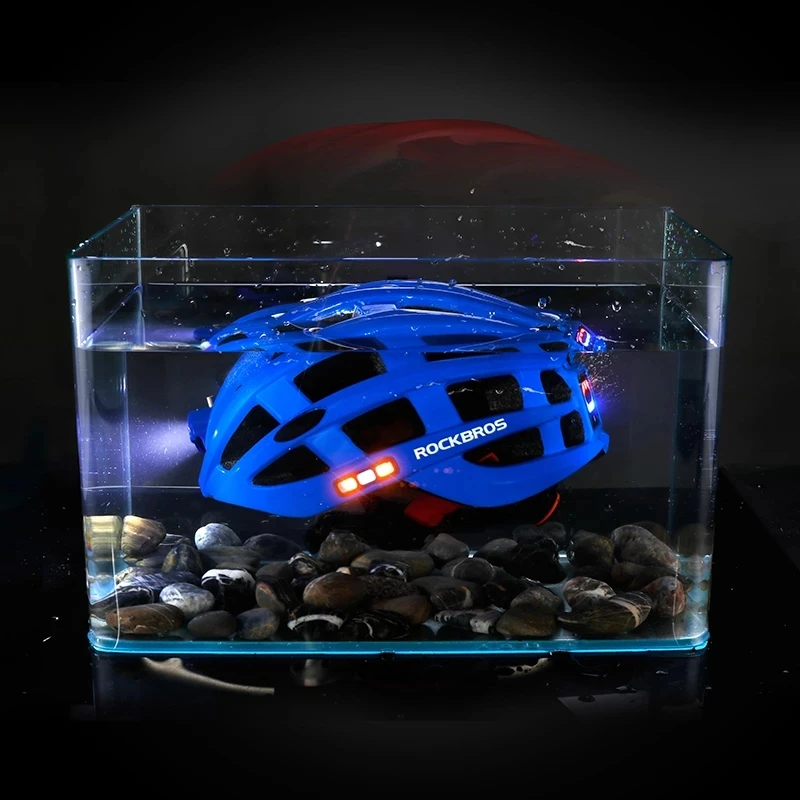 Description Picture 6 of itemROCKBROS Bicycle Helmet With LED Light USB Charging Cycling Helmets Mountain Road Bike Helmet Sport Safe Hat With Warning Light