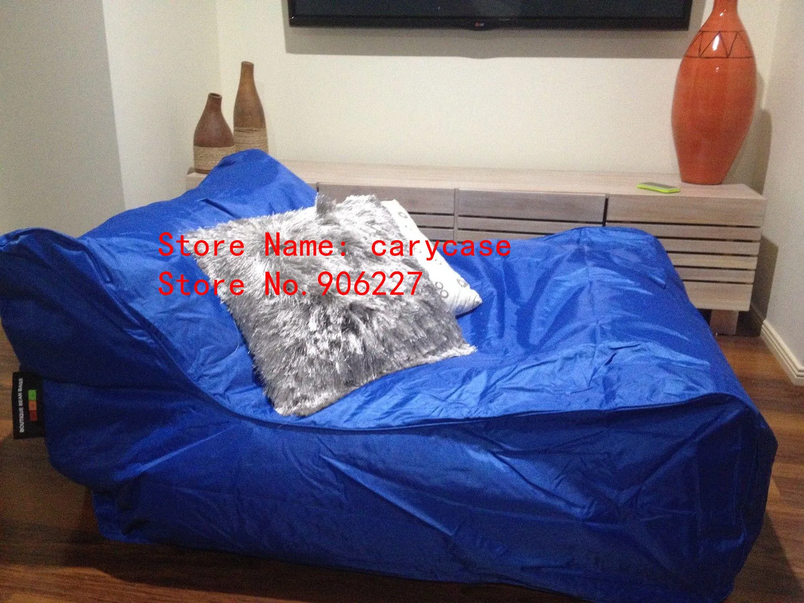 Outdoor Indoor comfortable large bean bag chair big, pool side swimming floating bean lazy sofa sac cover only