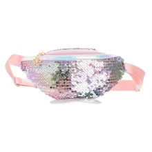 Модная детская поясная сумка, женская детская сумка через плечо, сумка рыбий хвост, сумка через плечо с блестками, сумка-мессенджер, сумки на плечо, дизайн