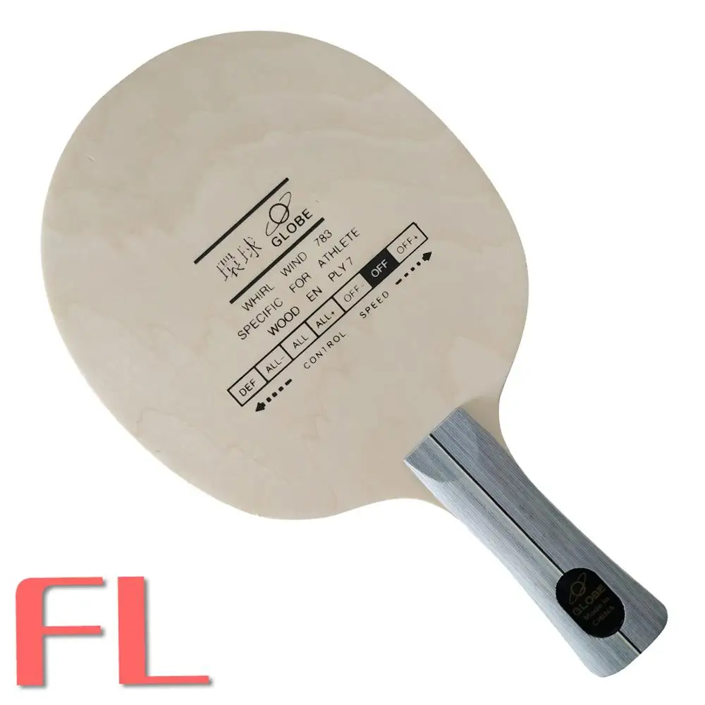 Глобус Вихрь Ветер 783 настольный теннис пинг-понг лезвие - Цвет: FL long handle
