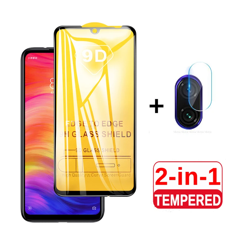

9D Camera Lens Protective Glass on For Xiaomi Redmi Note 7 Safety Tempered Glass For Xiaomi Redmi Note 7 mi Note7 Film Protector