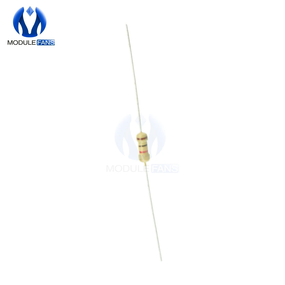 1000 Pezzi Resistenze 100 Ohm 0,25W 1/4W 5% – Pellicola Di Carbonio, Nuove, Per Elettronica