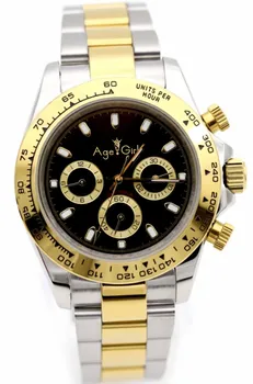 

Famous Brand New Men Sport Watch Automatic Mechanical Gents Watches Stainless Steel Grey White Silver Gold Black