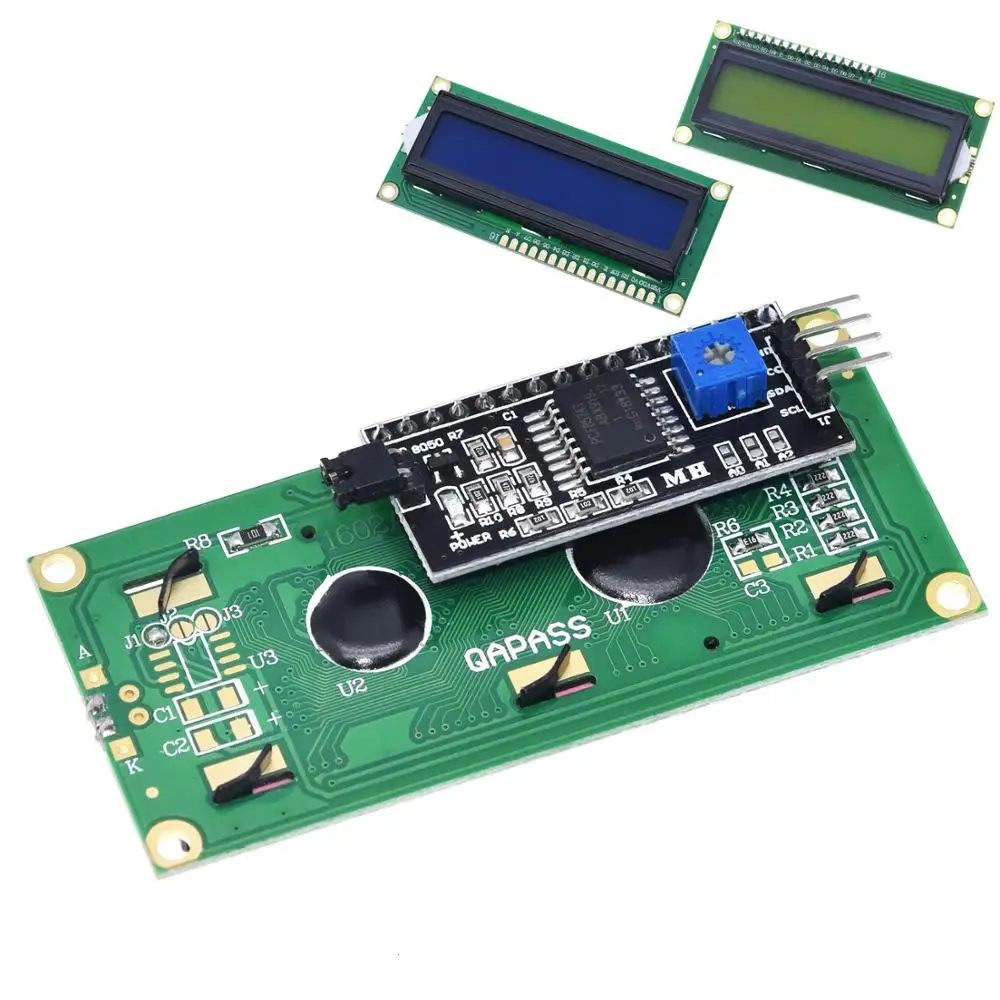 S смартфон с зеленым экраном IIC/I2C 1602 для arduino LCD UNO r3 mega2560 LCD1602 RPI120|Аксессуары
