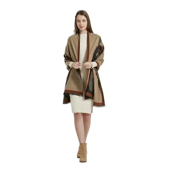 

Animal Pattern Cartoon Scarf Faux Cashmere Women Big Scarves Female Autumn Winter Warm Scarves Femme Shawls And Wraps For Mujer