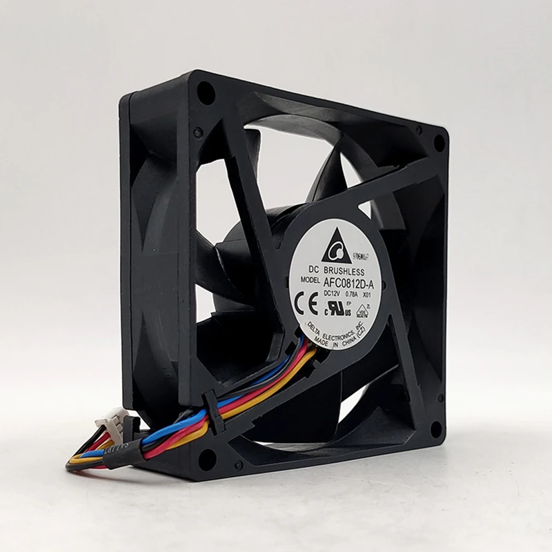 Original AFC0812DA 12V 0.46A 8025 8cm motherboard PWM temperature control cooling fan