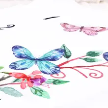 Фон для фотосъемки новорожденных с рисунком бабочки и цифрой 72XC