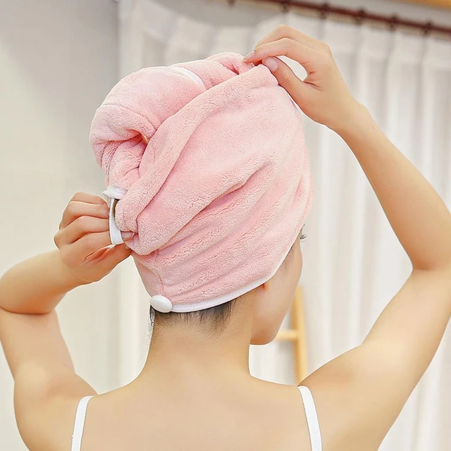 Hair Towel Wrap Absorbent Towel HairDrying Quick Dry Shower Caps Bathrobe  Magic Hair Warp Towel