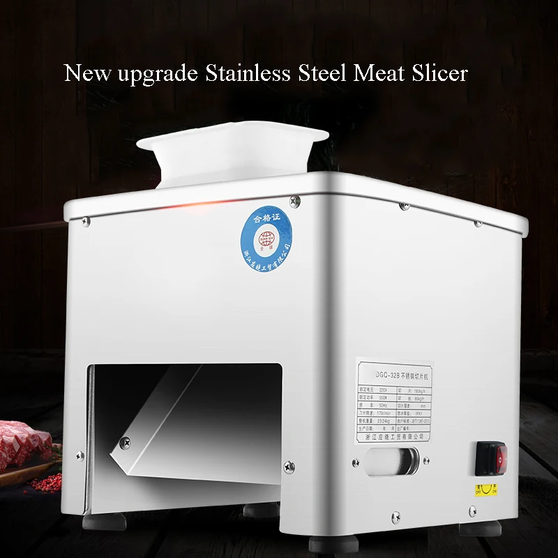 

Multi-function Meat Cutting Machine Stainless Steel Commercial Slicer Desktop Electric Meat Slicer Dicing shredding Machine
