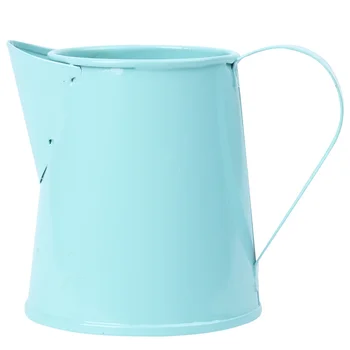 

1Pc Short Mouth Flower Pot Flower Pot Iron Flower Pot Practical Flower Holder for Garden Office