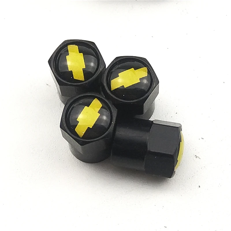 

Carbon black Car Wheel Tires Valves Tyre Stem Air Caps for Chevrolet Colorado Cruze Spark Captiva Malibu Trax Aveo
