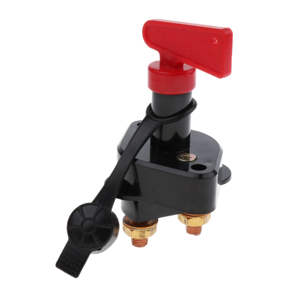  Car RV Boat Battery Isolator Disconnect Power Switch W/Removable Keys