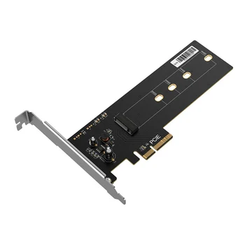 

MAIWO KT016L PCIE X4 to M.2 NVMe SSD NGFF Adapter Support PCI Express 3.0 X4/X8/X16 Computer Desktop Expansion Cards(Black)