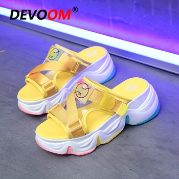 

Student Sneakers Sandals Women Non-slip Soft Beach Slippers Women Sandalias Mujer 2020 Summer Platform Sport Shoes Sandale Femme