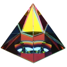 Новые 60 мм хрустальные поделки радужные пирамиды цвета радуги пирамиды 2," украшения