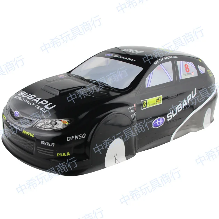 

1/10 Remote Control Flat Running Race Car Model PVC Screen Printing Car Shell Subaru sti x Four-Wheel Drive Drift Flat Running C