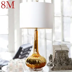 Lampe de Table créative à LED en céramique contemporaine, éclairage de bureau, décoration de chambre à coucher pour la maison, 8M 