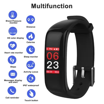 

Fitness Watch Smart Bracelet Heart Rate Blood Pressure Monitor Sleep Activity Tracker Bluetooth Sport Smartwatch for Men Women
