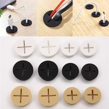 1pcs Desk Cord Grommet Flexible Silice Gel Cable Hole Cover Wire Organizer Cable Pass Through Round Gasket чехол для пропуска