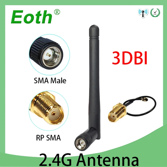2.4Ghz antenna wifi 3dbi pbx SMA male 2.4G antena wifi antenne Zigbee Small  Size