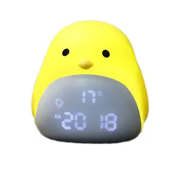 

Multi-function Creative Cute Chick Usb Children Bedroom Living Room Touch Control Night Light Digital Alarm Clock