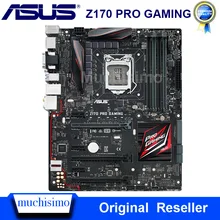 Asus z170 pro gaming desktop placa-mãe z170 soquete lga 1151 para core i7 i5 i3 ddr4 64g usb3.0 m.2 atx original usado mainboard(China)