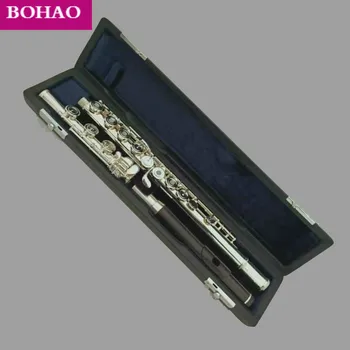 

High-end French flute 17 C-key OPen hole ebony flute head