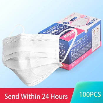

Japan White Protection Masks Women Breathe 3-floors Filter Face Mouth Mask Office Safety Outdoor Masks