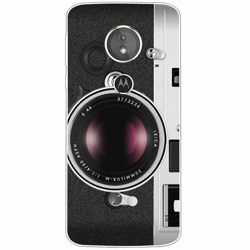 Animal Design TPU Soft Silicone Clear Case for Motorola Moto G6 Series