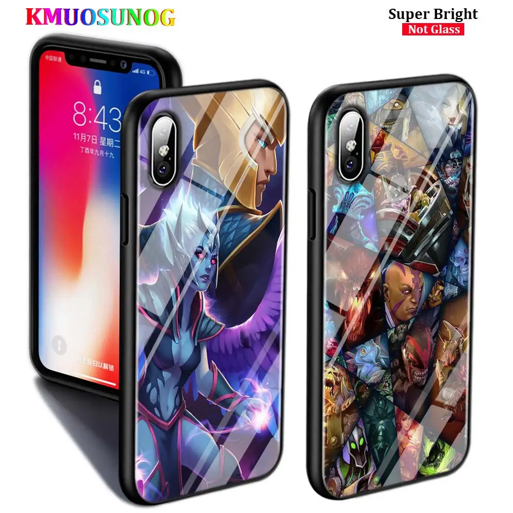 

Black Cover for iPhone 11 11Pro Max Fashion Dota 2 Role for iPhone X XR XS Max 8 7 6 6S Plus 5S Glossy Phone Case