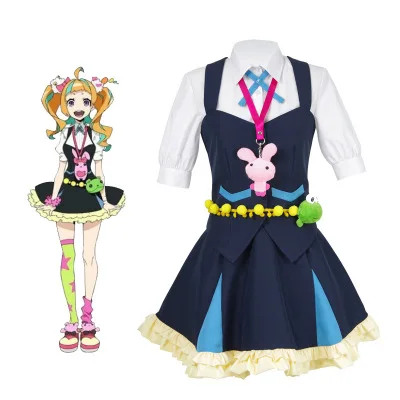 

High Quallity Japanese Anime Kiznaiver NIYAMA NICO Man Woman Cosplay Costume Shirt + Vest + Dress + Scoks + Accessory