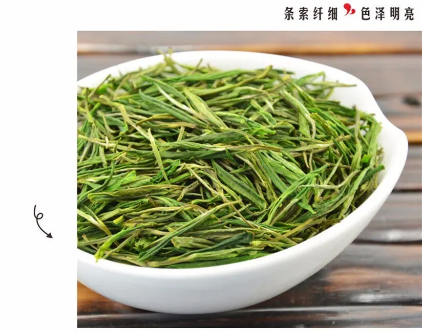 Премиум! 100 г Китайский органический белый чай, зеленый чай супер Анжи Баи ча
