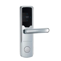 Système de verrouillage intelligent des portes, en alliage de Zinc, pour chambre d'hôtel, 13.56mhz 