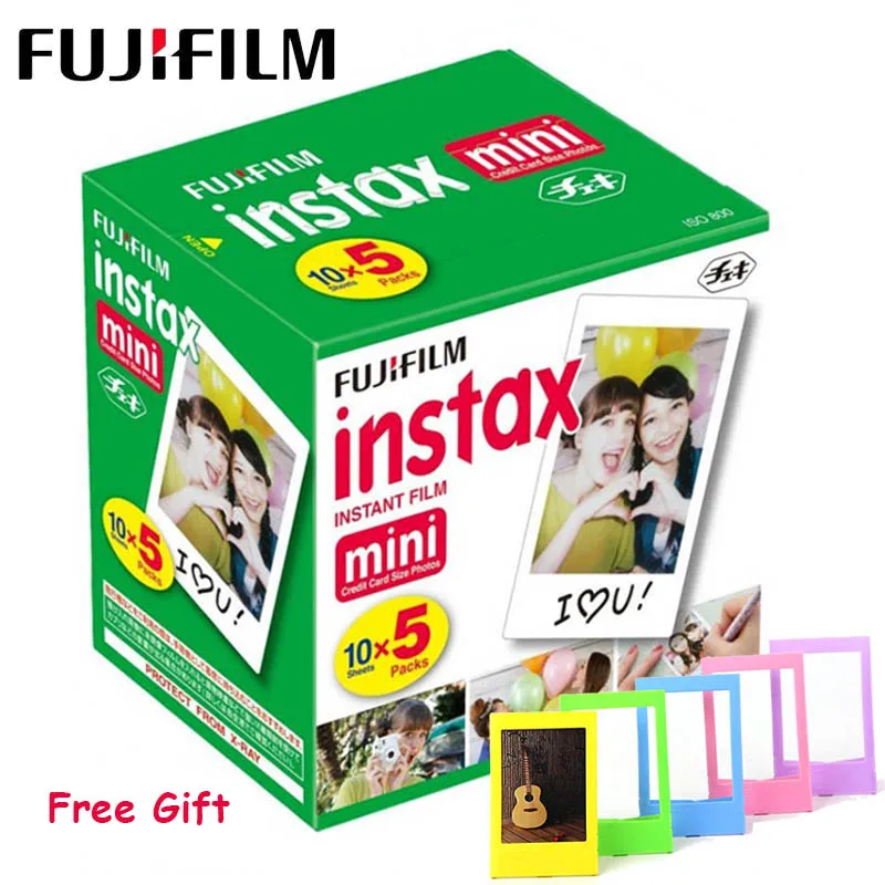 Пленка Fujifilm Instax Mini 3 дюйма фотобумага с белыми краями для Polaroid FUJI LiPlay 9 8 7s 25 70 90