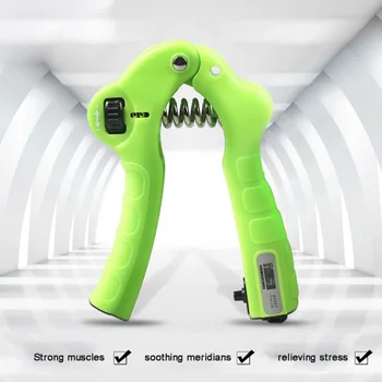 

Hot! 1pc Hand Grips Shape Finger Counting Grip Strength Device Rehabilitation Strength Exercise Finger Training Equipment