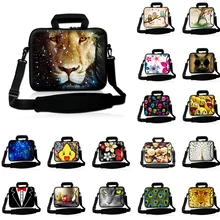 Рождественский подарок сумка для ноутбука школьный ноутбук 10 12 13 14 15 17 дюймов компьютер Chromebook PC Плечевой ремень чехол для переноски Macbook acer hp