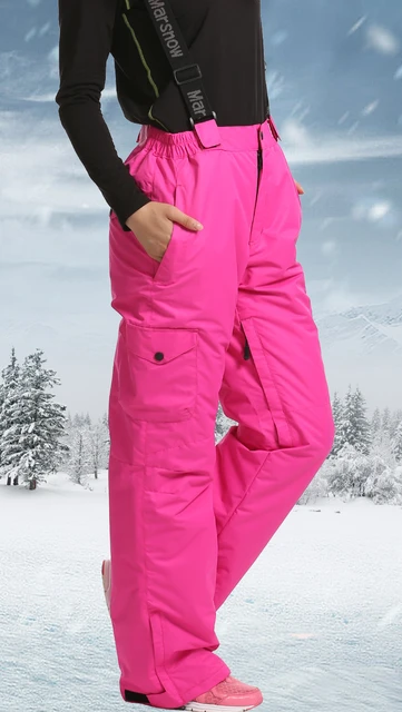 New Thick Waterproof And Warm Ski Pants Outdoor Windproof Single