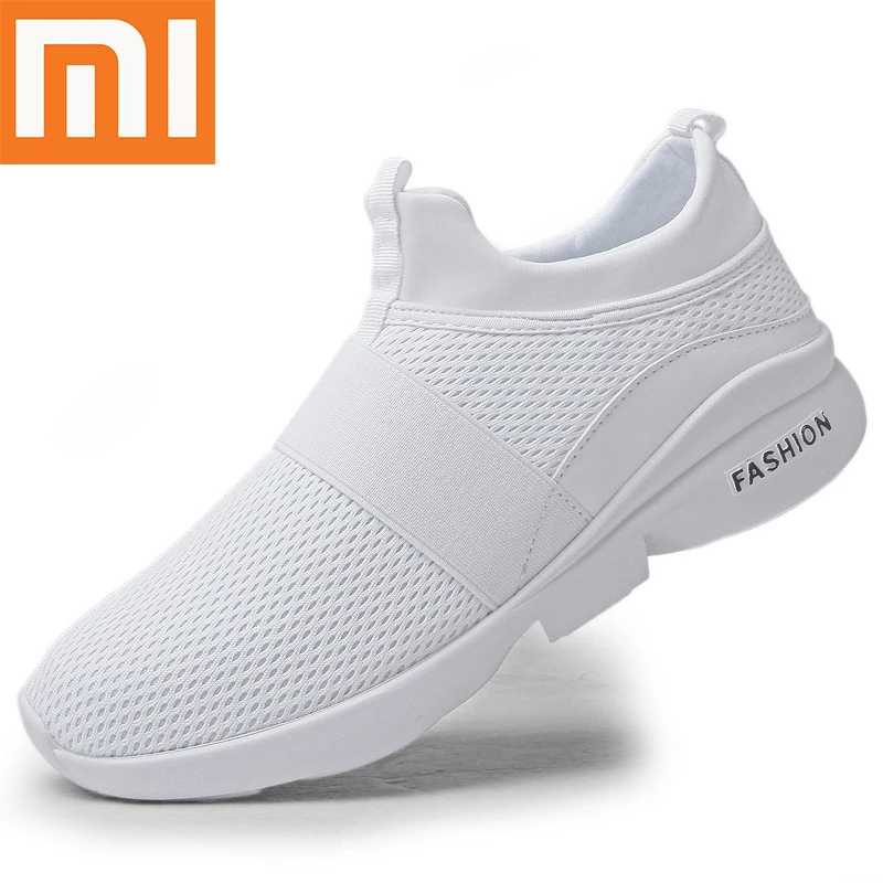 white -66 Xiaomi/мужская повседневная обувь; Мужская Спортивная обувь; дышащая обувь; Sapato Masculino; Легкие мужские кроссовки; удобная мужская обувь для бега - Цвет: white -66