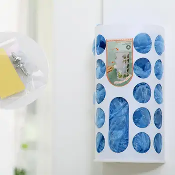 

2019 New Colorful Protable Wall Mounted Garbage Bag Storage Container Plastic Kitchen Storage Box Bathroom Tray Organizatio I1M5