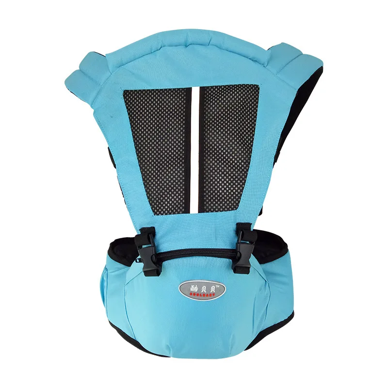 Breathable Baby Carrier for Travel Infant Kids Baby Hipseat Carrier Front Facing Kangaroo Baby Wrap Sling for 0-30 Months Baby