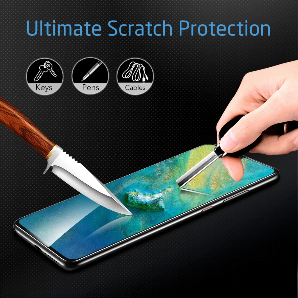ESR Защита экрана для Huawei Mate 20 X 3D полное покрытие 9H Закаленное стекло Защитная