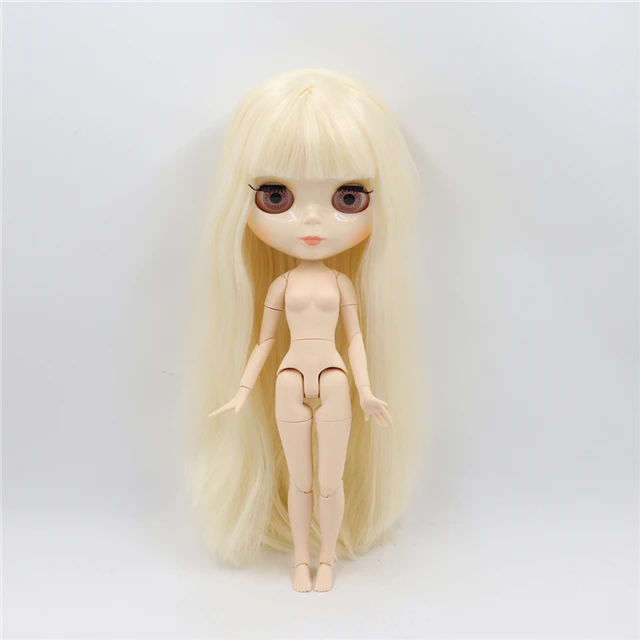 ICY factory шарнирная кукла blyth toy joint body белая кожа блестящее лицо кукла 1/6 30 см подарок для девочки на продажу специальное предложение - Цвет: only doll