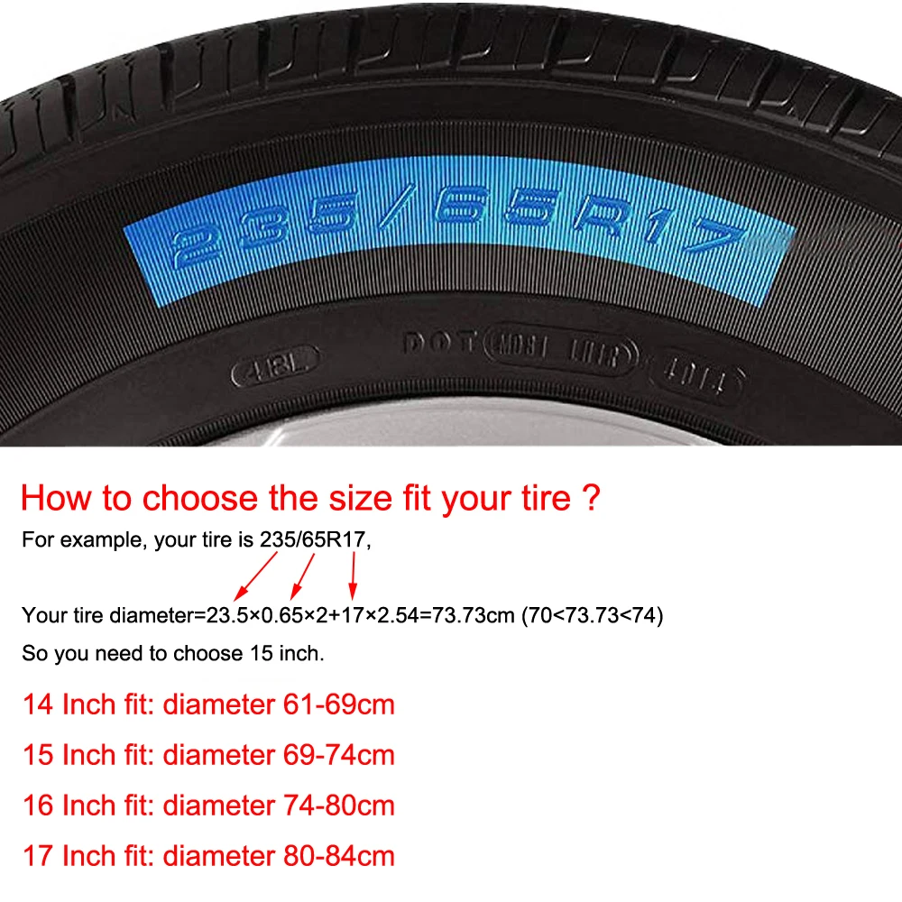 1" 15" 1" 17" дюймов холщовый запасной чехол для шин Чехол протектор для Mitsubishi Kia Honda Benz LEOPAARD Chevrolet Niva