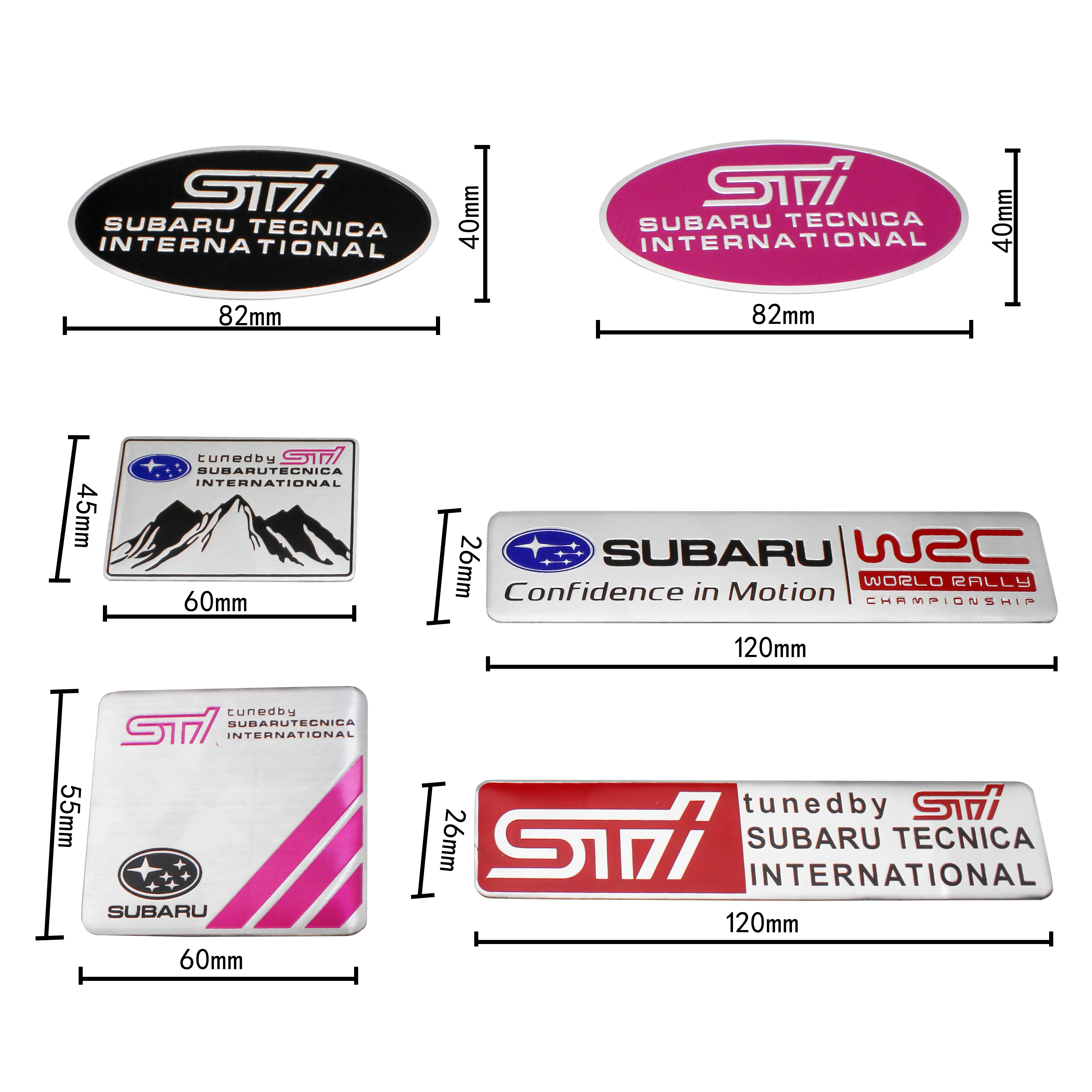 1 шт., стильный алюминиевый 3D STI WRC логотип, наклейки, эмблема для SUBARU LEGACY Forester Outback Rally WRC VRC XV Impreza 1 шт., стильный алюминиевый 3D STI WRC логотип, наклейки, эмблема для SUBARU LEGACY Forester Outback Rally WRC VRC XV Impreza