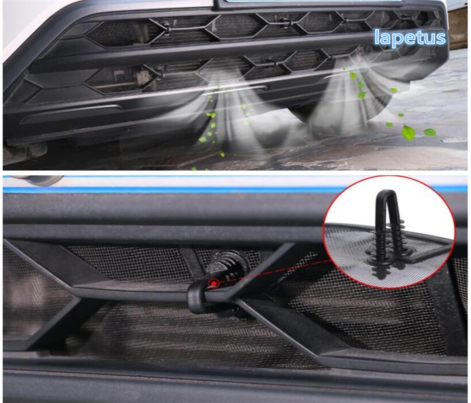 

Lapetus Accessories Fit For Volkswagen VW Tiguan 2016 - 2019 Screening Mesh Front Grille Insert Net Protection Cover Kit