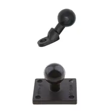 2 шт. черный мотоцикл Тормозная муфта Крышка Резервуара база и основание Угловое крепление с пластиковым шаром