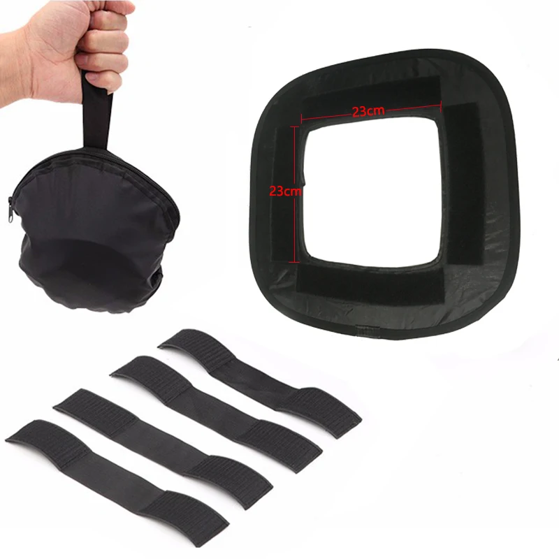 YONGNUO YN600L II YN900 YN300 YN300 III IV Godox Viltrox Pixel Led 비디오 라이트 패널 접이식 소프트 필터용 소프트박스 디퓨저